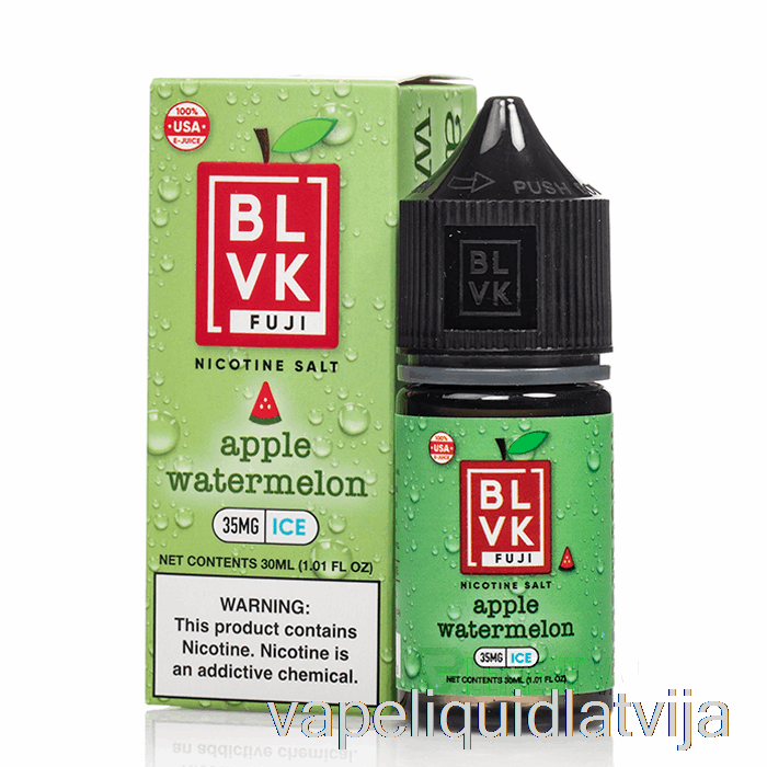 ābolu Arbūzu Ledus - Blvk Fuji Sāls - 30ml 35mg Vape šķidrums